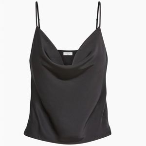 Black Babaton Cowlneck Camisole